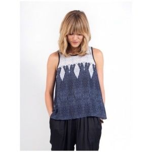 Anthropologie • nomad by Morgan carper biru Top